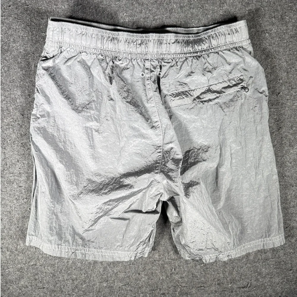 Stone Island Nylon Metal Swim Shorts Grey 8015B0943 V0041 Mens Small